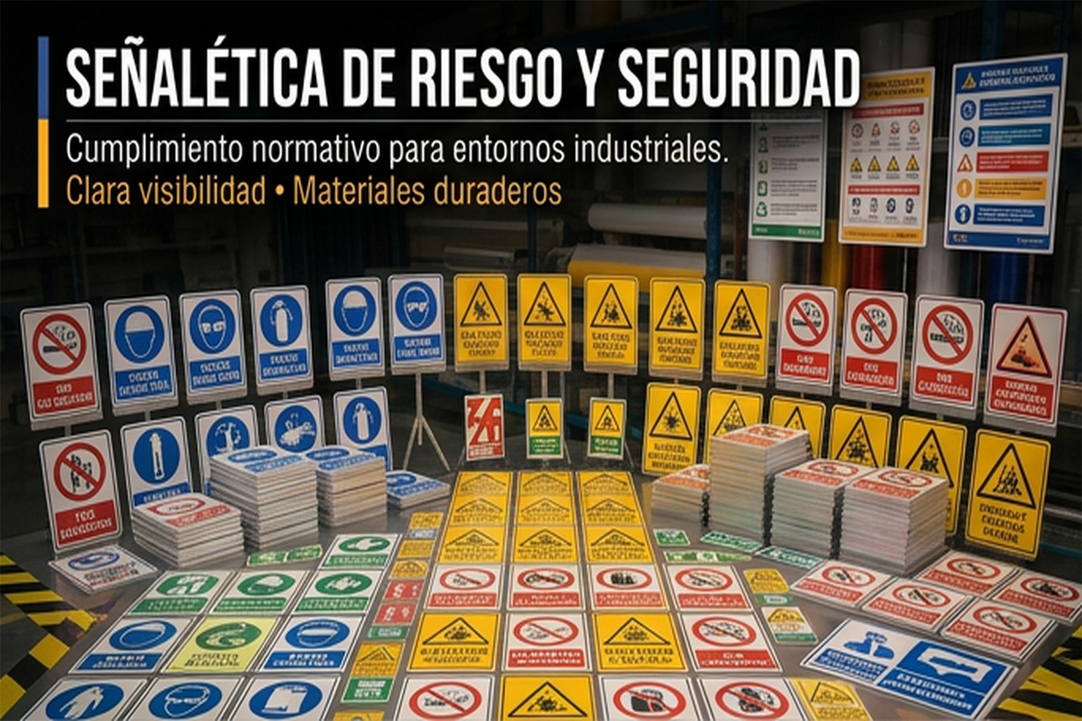 Senyalització de risc laboral: guia bàsica de la normativa de prevenció (PRL)