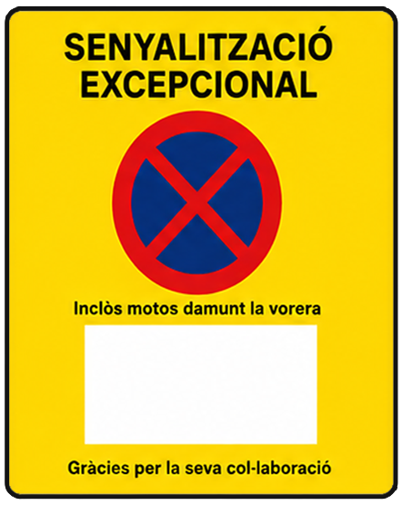Senyalització excepcional 4