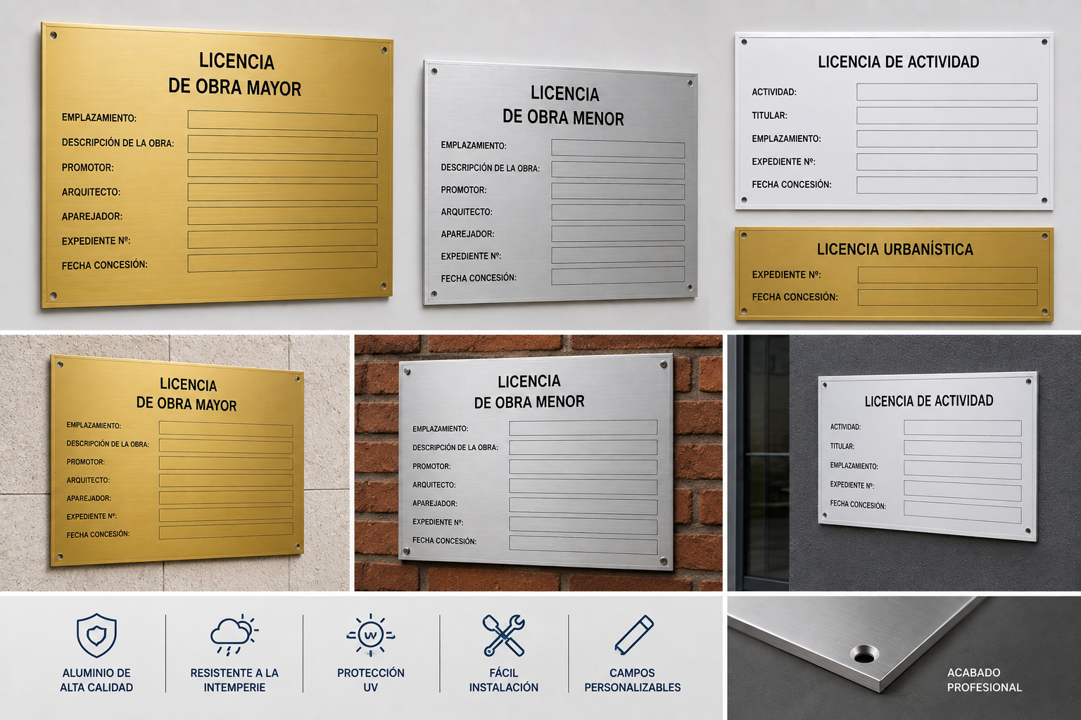 Plaques de llicència d'obra a Sabadell: quines dades exigeix l'ajuntament
