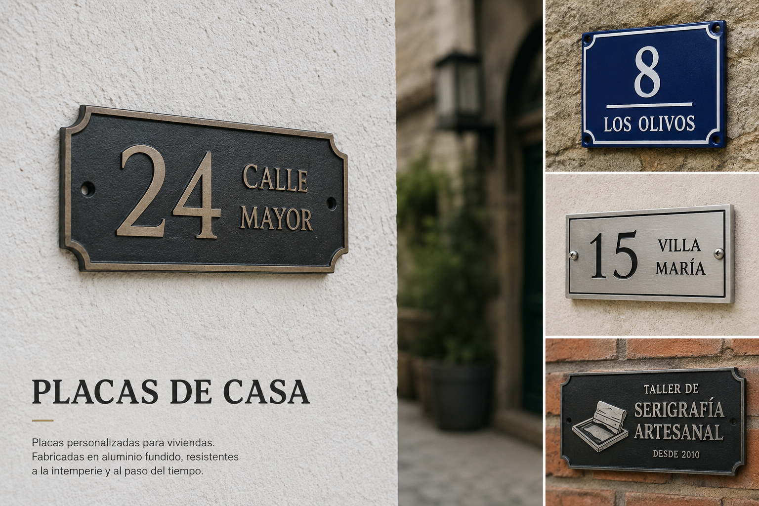 Plaques de casa: com triar la placa identificativa per al teu habitatge