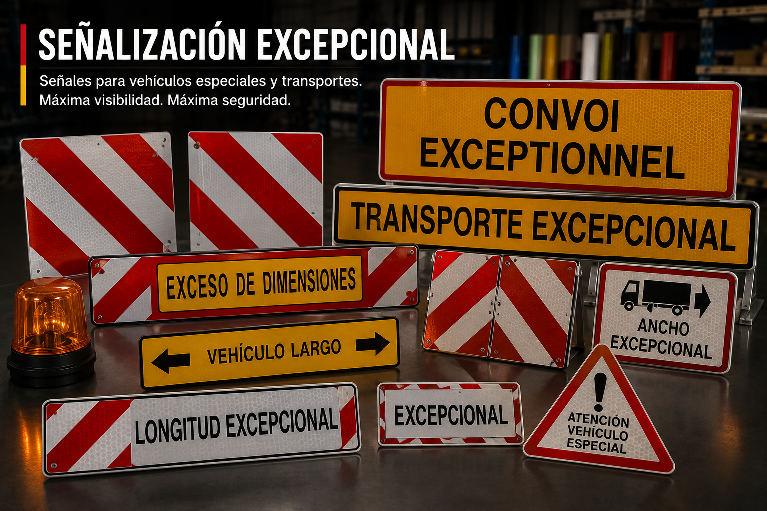 Senyalització excepcional en polipropilè cel·lular