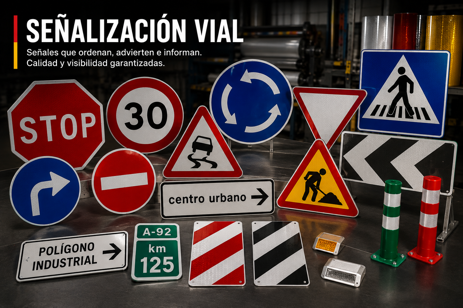Senyalització viària per a polígons industrials a Cornellà de Llobregat