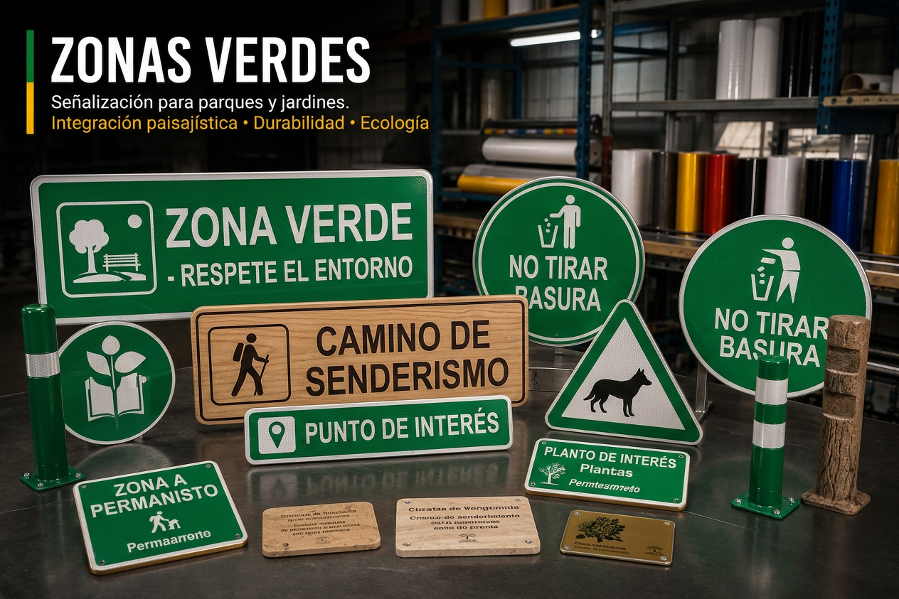 Senyalització de zones verdes i parcs: què exigeix la normativa
